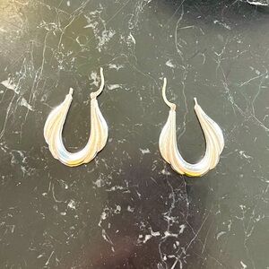 Fancy silver earrings